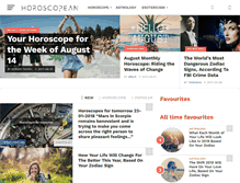 Tablet Screenshot of horoscopean.com